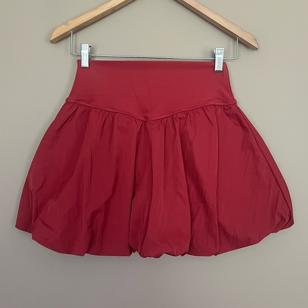 {Offline by Aerie} Real Me Bubble Skort in Summer Burgundy - Womens Medium - NWT